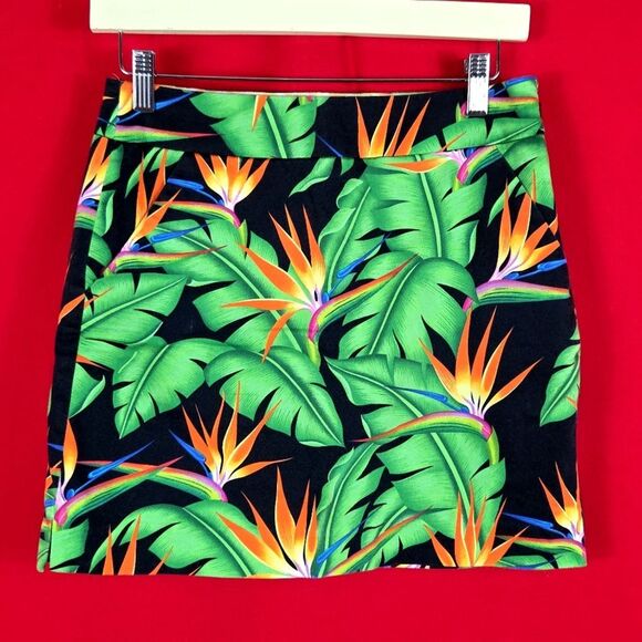 LOUDMOUTH Skort Leaf Print Womens Size 0 Golf - Picture 1 of 7